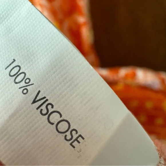 Poupette St Barth Bona Short Sleeve Mini Length Lemon Print Orange Large L - Picture 12 of 14